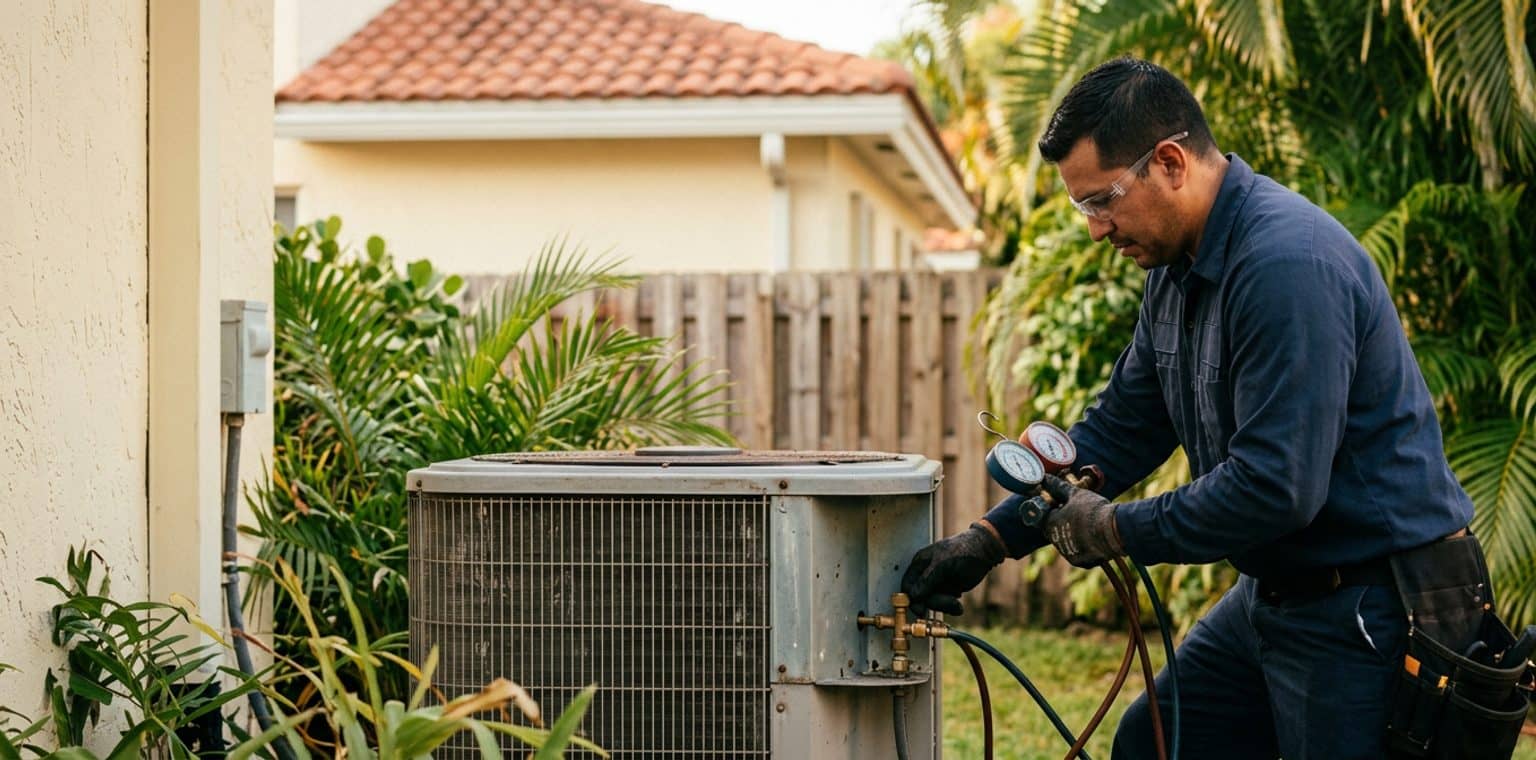 A HVAC job in Miami