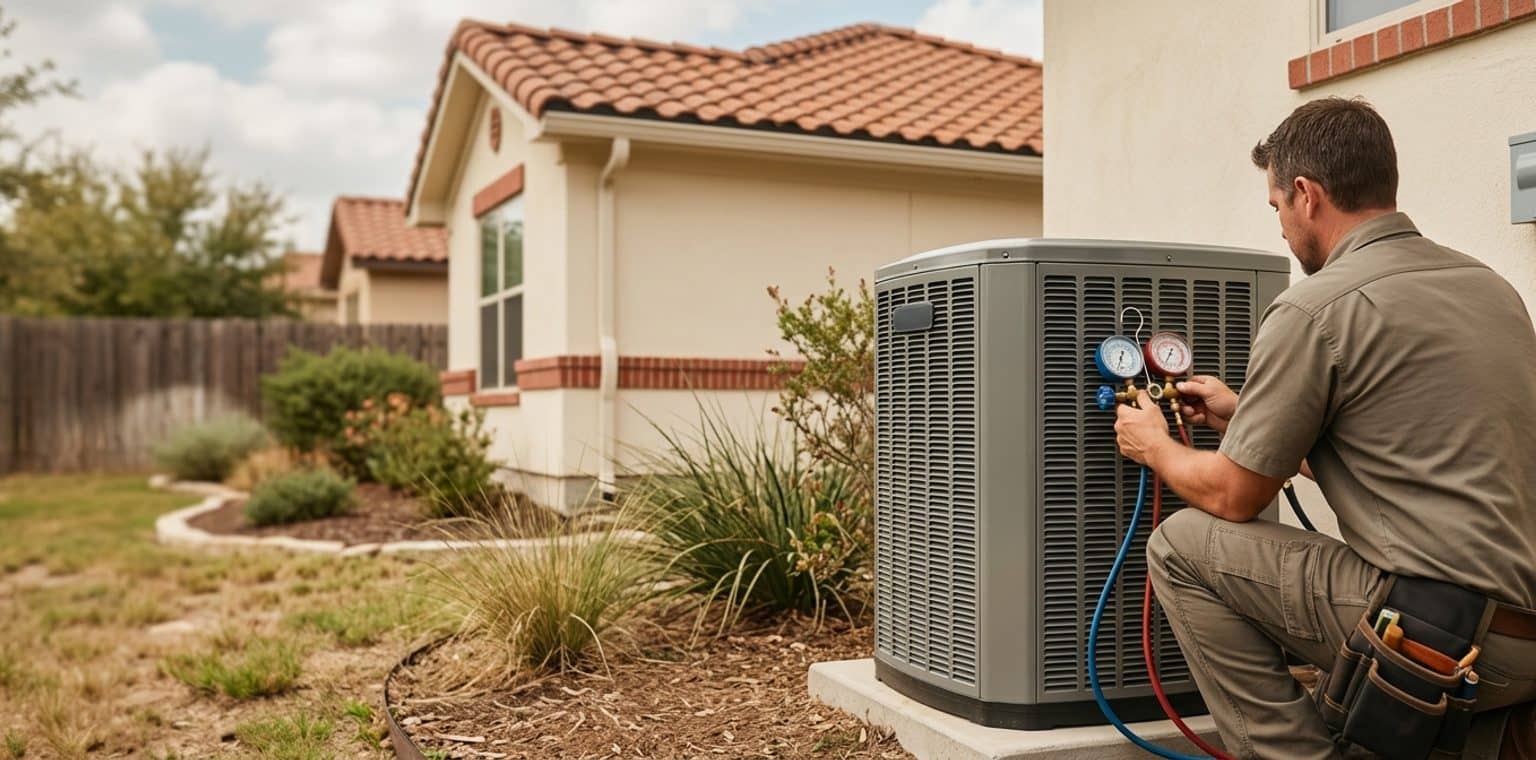 A HVAC job in San Antonio
