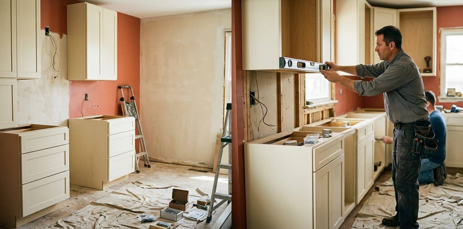 A kitchen remodeling job in Kansas City