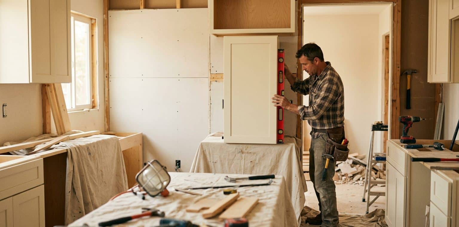 A kitchen remodeling job in Los Angeles