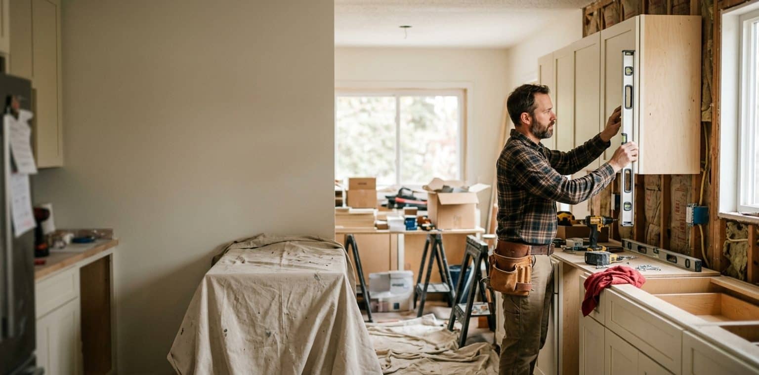 A kitchen remodeling job in Minneapolis