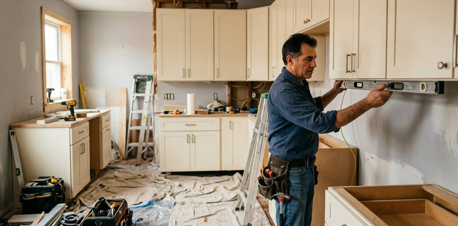 A kitchen remodeling job in Philadelphia