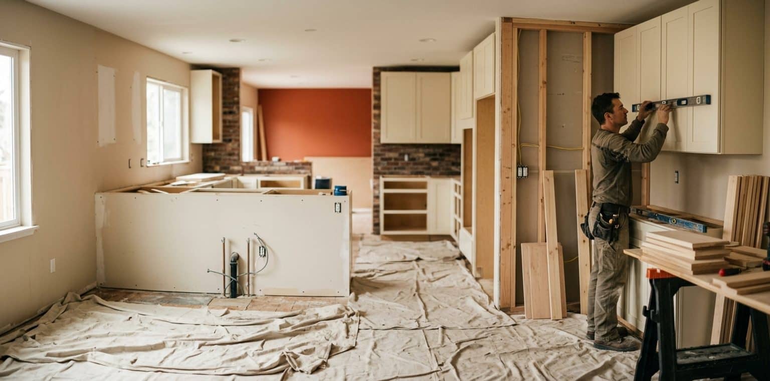 A kitchen remodeling job in Seattle