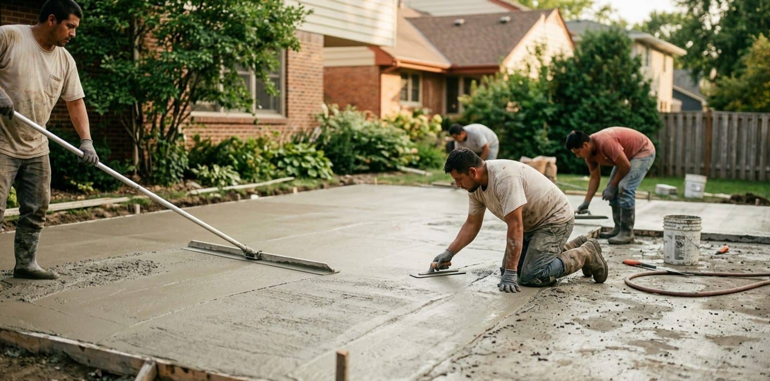 A outdoor living & hardscapes job in Minneapolis