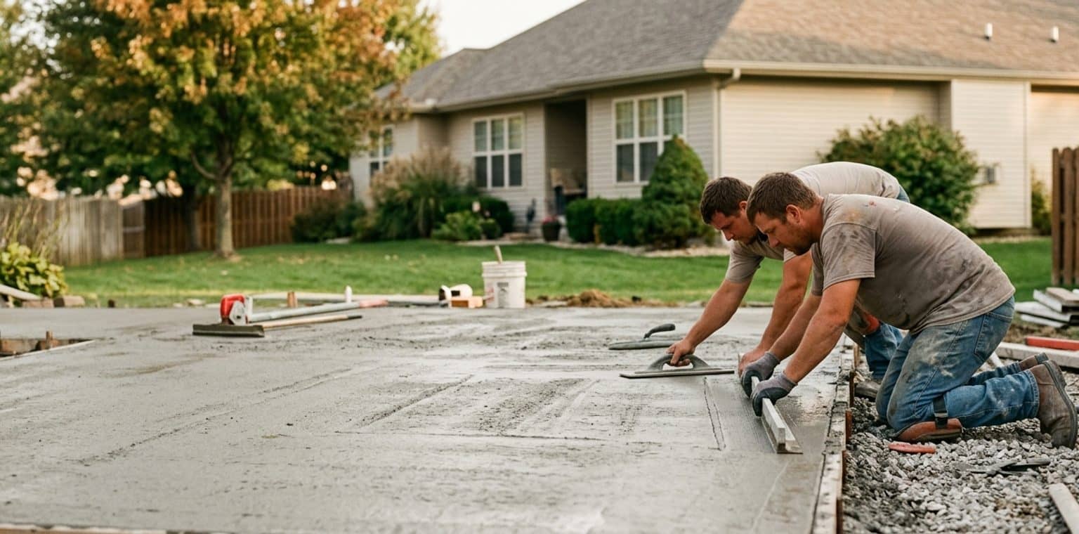 A outdoor living & hardscapes job in Springfield