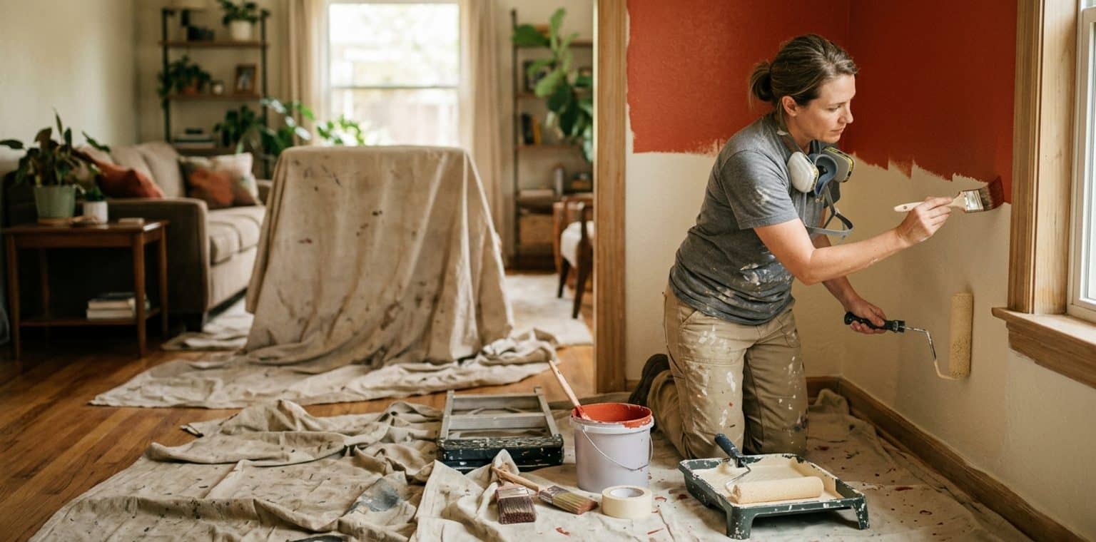 A painting job in Dallas