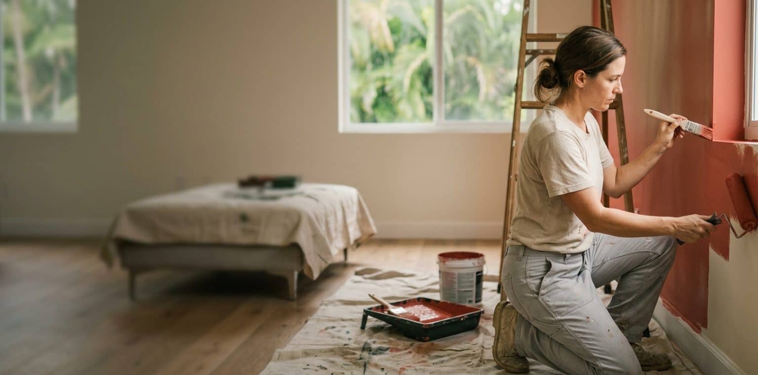 A painting job in Miami