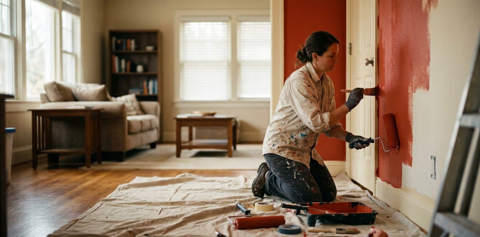 A painting job in Raleigh