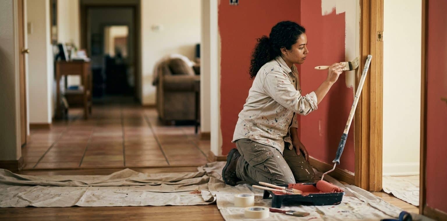 A painting job in San Antonio