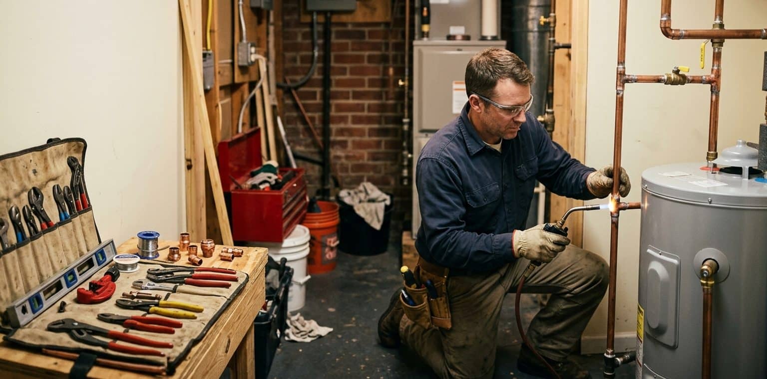 A plumbing job in Atlanta
