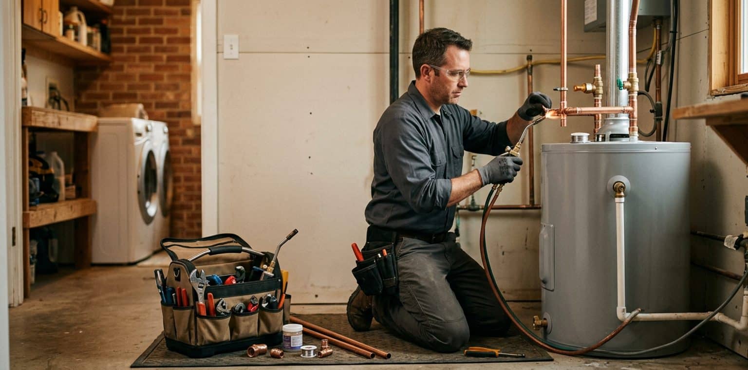 A plumbing job in Austin