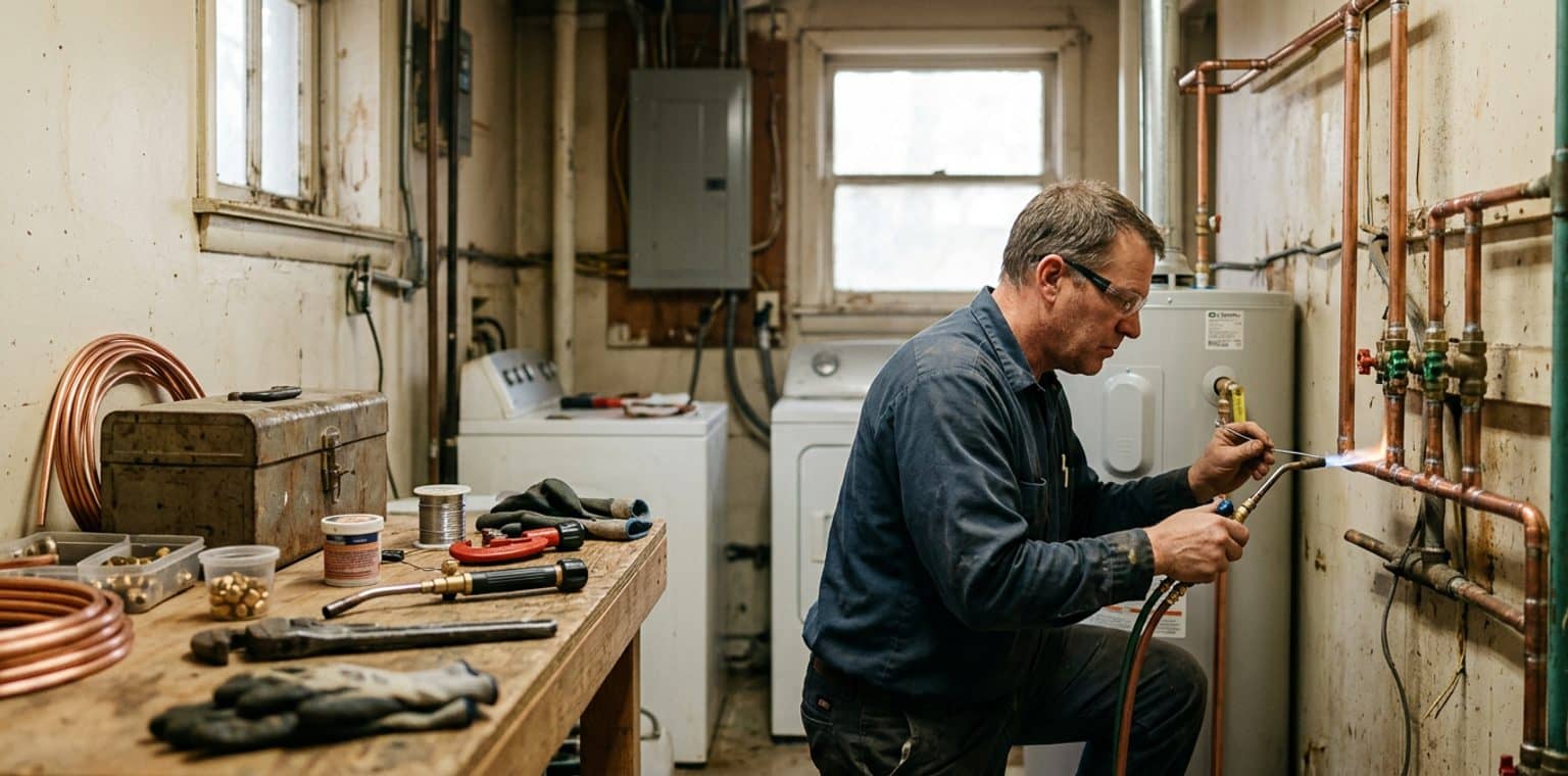 A plumbing job in Kansas City