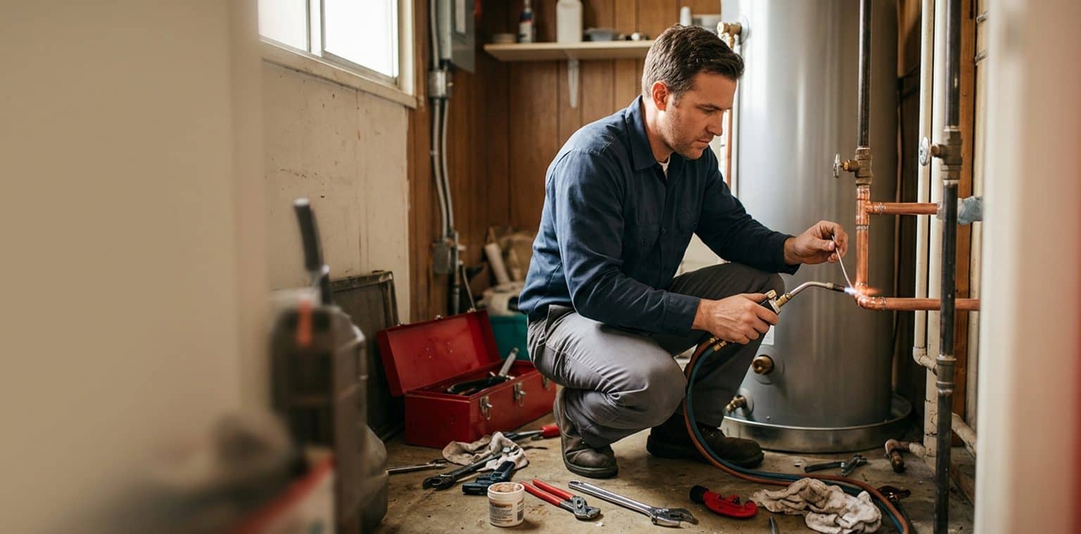 A plumbing job in Los Angeles