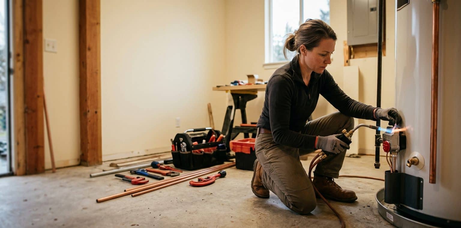 A plumbing job in Seattle