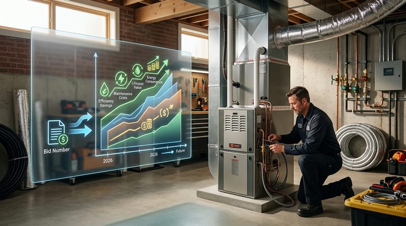 Furnace Installation Cost in 2026: The Number on the Bid Isn't the One That Matters