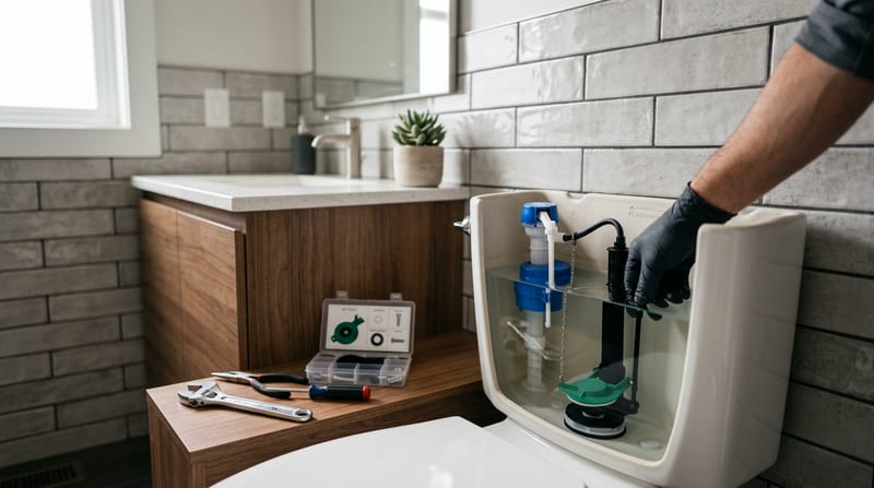How to Fix a Running Toilet: Flapper, Valve, Float